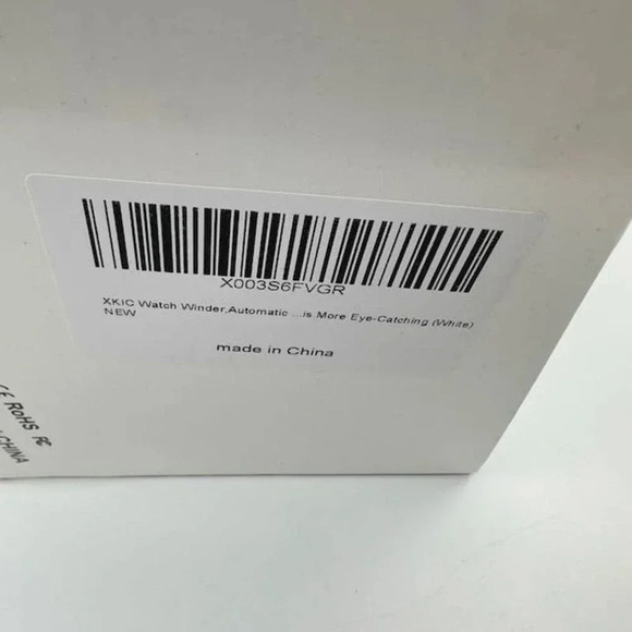 NEW XKIC Automatic Watch Winder Box Craft for Single Watch YBQ01 White - Picture 4 of 5